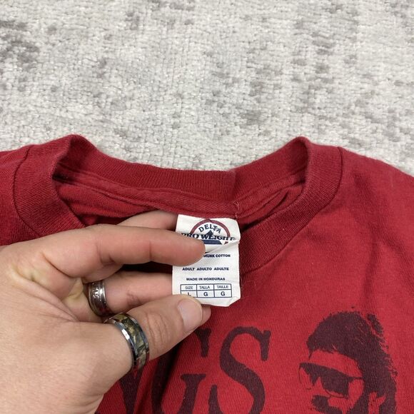 Chuck Norris T Shirt 10 Things You Need To Know Mens Red Y2K Funny Size Large - Picture 5 of 6